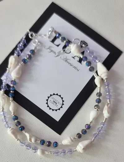 TOBILLERA PLATA 925-LUA SWAROSKI