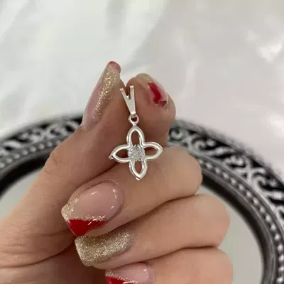 DIJE PLATA 925-LUA ZIRCONIA COLLECTION
