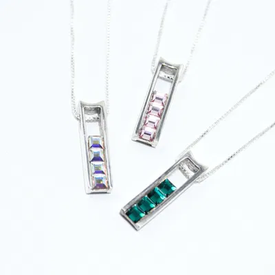 COLLAR BIFAZ – Plata 925 con Cristal Swarovski Reversible