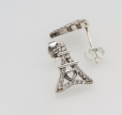 Aros Corazón Plata 925 con Zircones