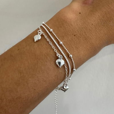 Pulsera Triple de Plata 925
