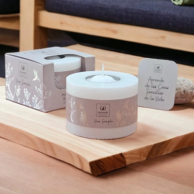 Velón Infinito Iluminarte – Porta Vela Decorativo