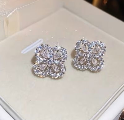 Aros Alelí Rodinados con Zircones