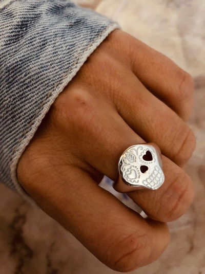 ANILLO PLATA 925 CALAVERA