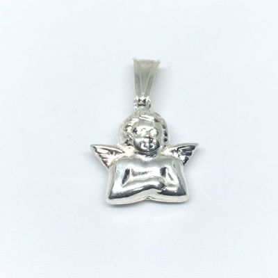 DIJE PLATA INFLADA ANGEL DE LA GUARDA