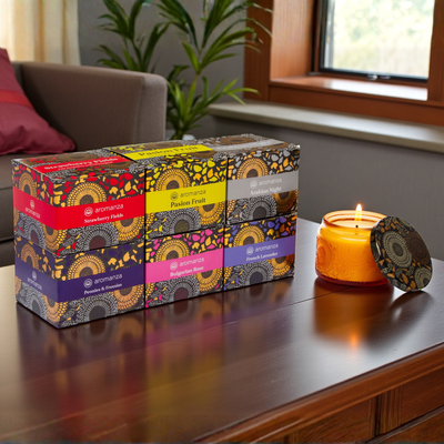 VELAS AROMANZA LUXE 5 cm X 7 cm