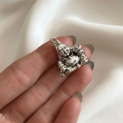 DIJE PLATA INFLADA BUDA