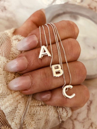 CONJUNTO DIJE INICIAL PLATA LISA