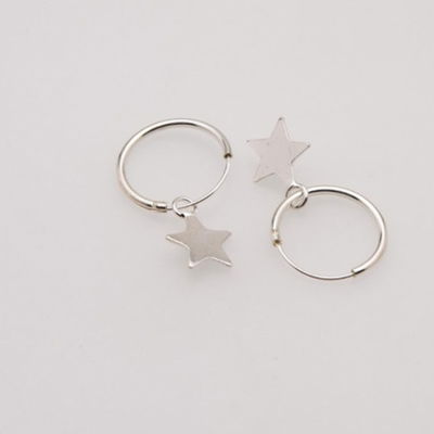 ARO ARGOLLA PLATA DIJE ESTRELLA