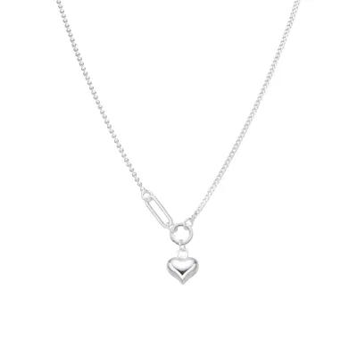 CONJUNTO CORAZON PLATA 925