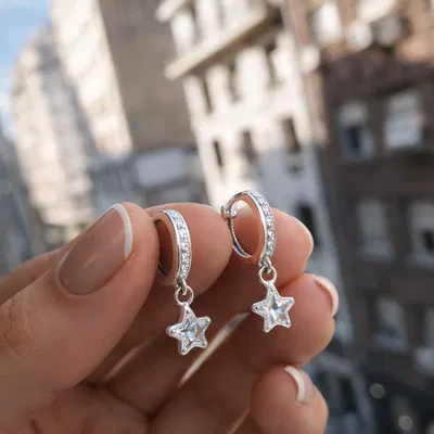 AROS PLATA ARGOLLAS ESTRELLA 