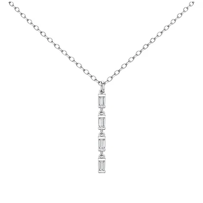 CHOKER PLATA 925 CON CRISTALES