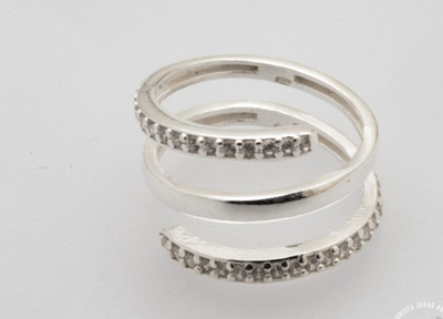 ANILLO PLATA 925 MICROPAVE