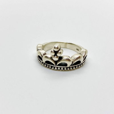 ANILLO PLATA 925 LISO CORONA