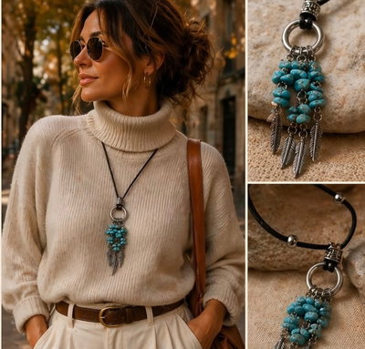 CORBATERO CHOKER PIEDRAS