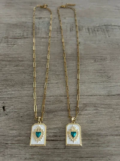 COLLAR GREEN HEART