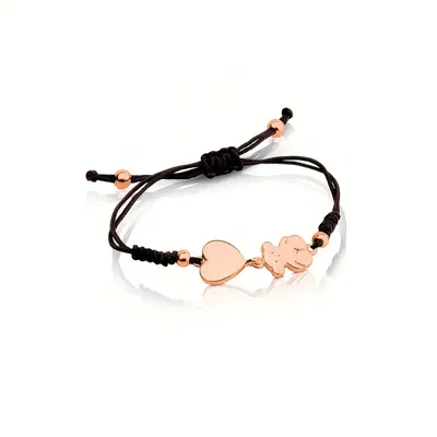 Pulsera Plata 925 Touss e Hilo de seda de Plata