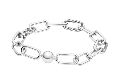 Pulsera Essenza de Eslabones con Tres Conectores – Plata 925 Estilo Pandora