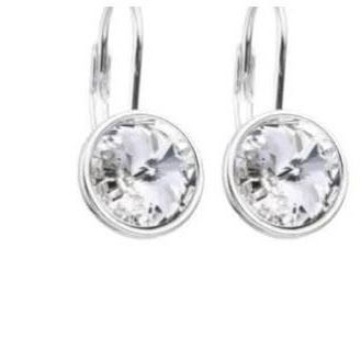 Aro Anna Plata 925 y Cristal Swaroski