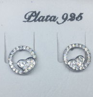 Aro Corazon Plata 925