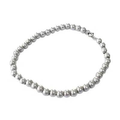 Pulsera Bolitas de Plata N°3 – Plata 925