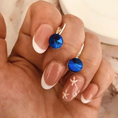 AROS CLÁSICOS REDONDOS – Plata 925 con Cristal Auténtico de Austria®