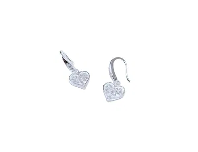 AROS COLGANTES CON CORAZÓN DE ZIRCON – Plata 925 | Lua Zirconia Collection