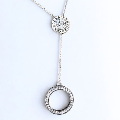 CORBATERO PLATA 925 – Cristales Micropavé Estilo Pandora | Lua Zirconia Collection