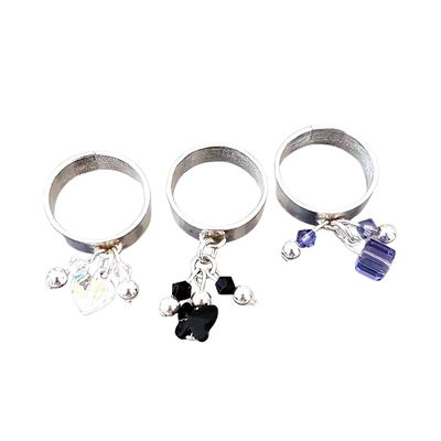 ANILLO CHARM CRISTAL – Plata 925 con Dijes Swarovski®
