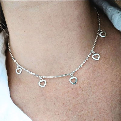 COLLAR CORAZONES – Plata 925 | Lua Silver Collection