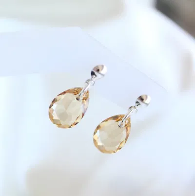 AROS PEAR CUT – Plata 925 con Cristales Auténticos de Austria®