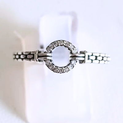 ANILLO ESTILO PANDORA – Plata 925 con Cristales Micropavé