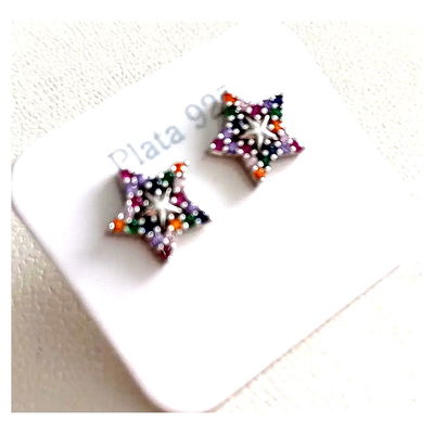 AROS PASANTE ESTRELLA MULTICOLOR – Plata 925 con Zircones | Lua Zirconia Collection