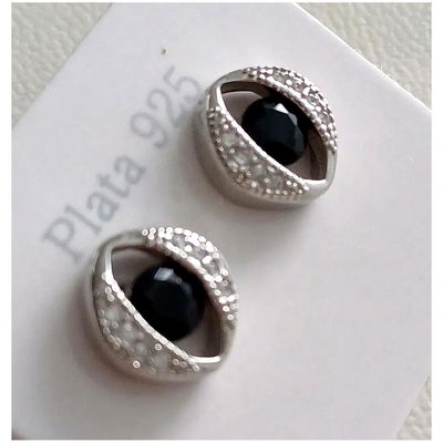 AROS CÍRCULO – Plata Italiana 925 Rodinada | Lua Zirconia Collection