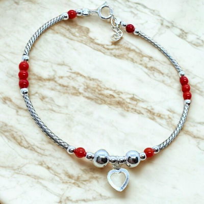 PULSERA CORAZÓN – Plata 925 - Lua Silver Collection