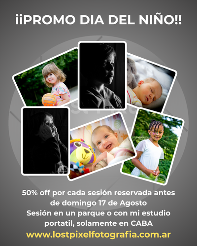 iSesión foto Dia del Niño!