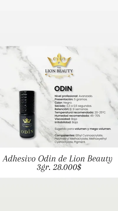 Adhesivo Odin de Lion Beauty