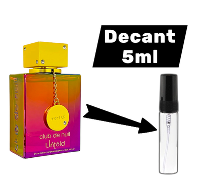 Club de nuit Untold decant 5ml -20% transferencia $9000