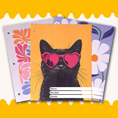 Set x5 Carátulas para Carpeta N3