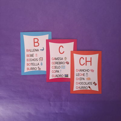 Tarjetas LectoEscritura: SÍLABAS