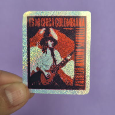 Pato COLOMBIANA -holo brillo-tinta expandida-