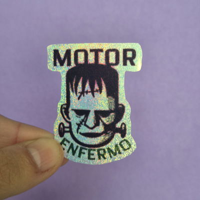 Motor Enfermo -holo brillo-tinta expandida-
