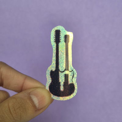 Guitarra 2 -holo brillo-tinta expandida-