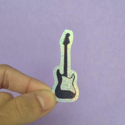 Guitarra 3 -holo brillo-tinta expandida-
