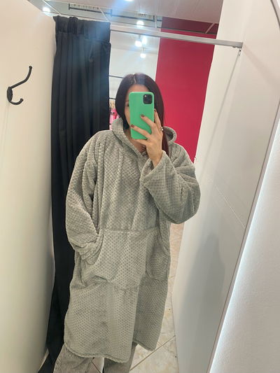 Maxi Buzo Manta - Gris