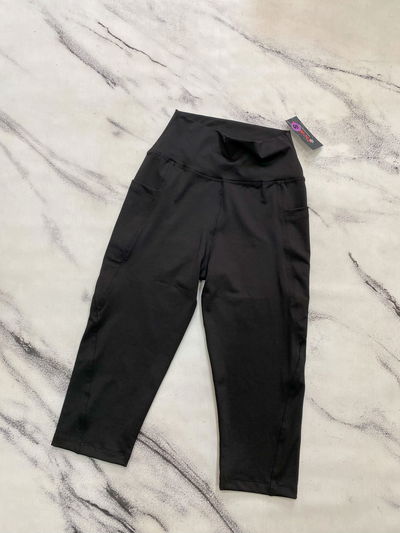 Capri Lycra con Bolsillos Negro