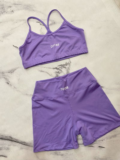 Conjunto Ducre Lycra Lila