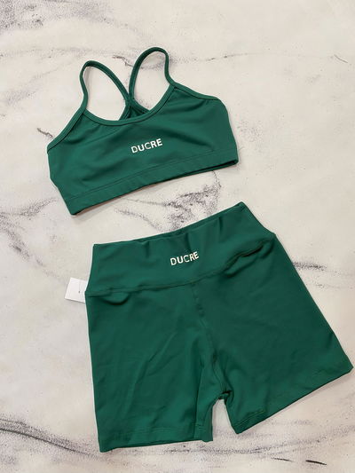 Conjunto Ducre Lycra Verde Ingles