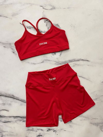 Conjunto Ducre Lycra Rojo