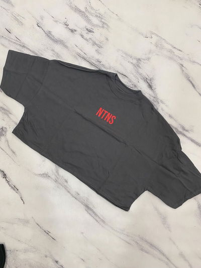 Reme Crop Oversize - Gris Humo